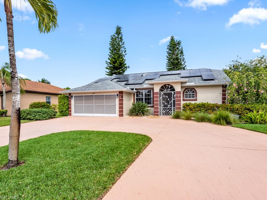 Circular Driveway two car garage