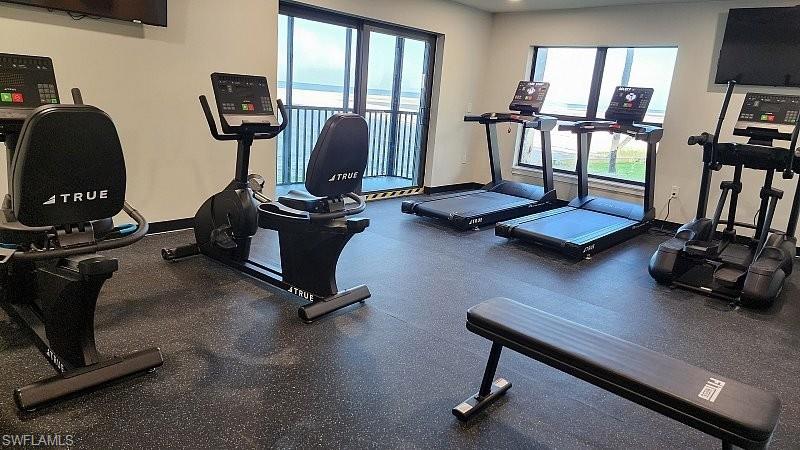 View of exercise room