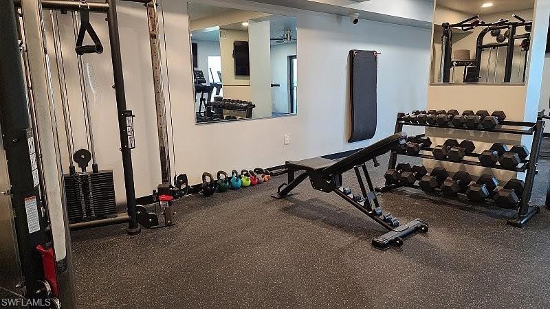 View of exercise room