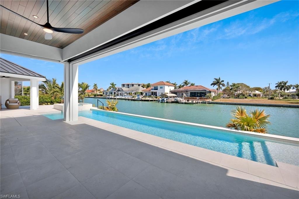 Outdoor Space with Roll Down Screens