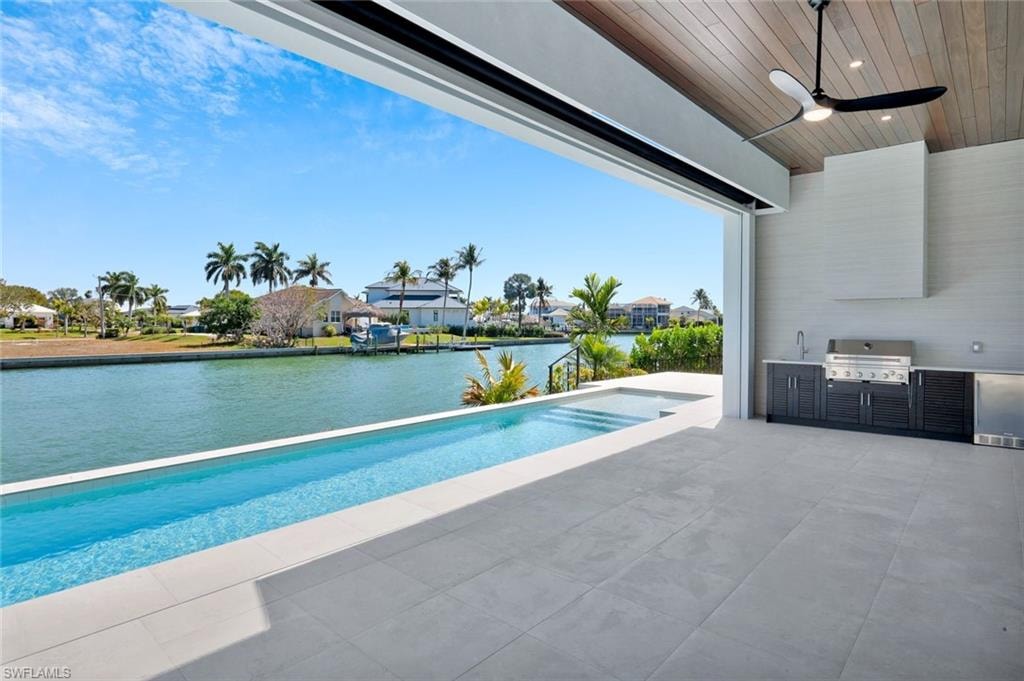 Pool and Outdoor Kitchen