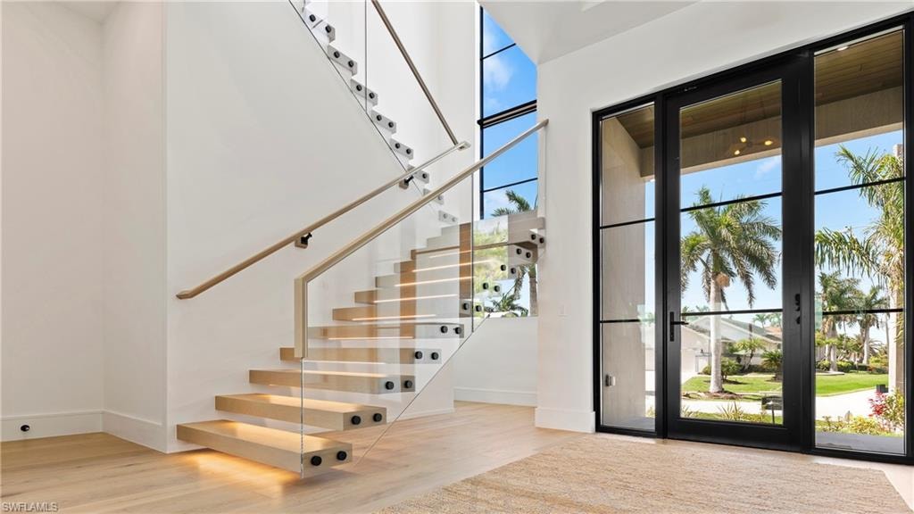 Entry with Cantilever Staircase