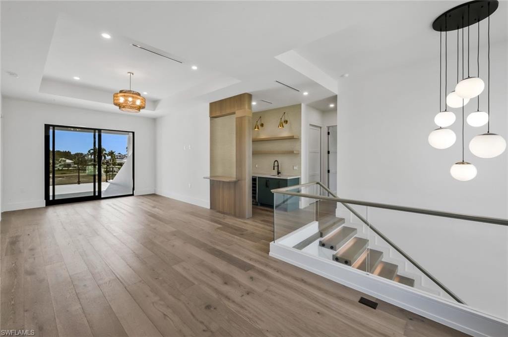 Second Floor Common Area and Wet Bar