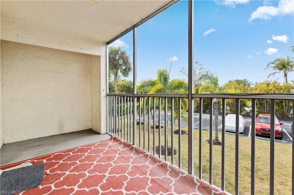 Screened Balcony with a sunroom