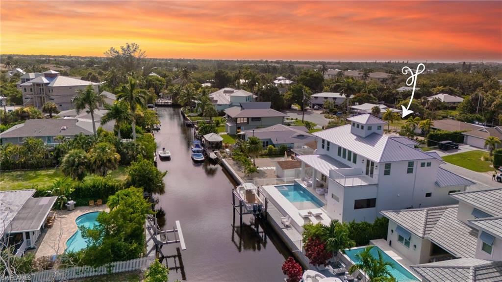 Aerial at Sunset
