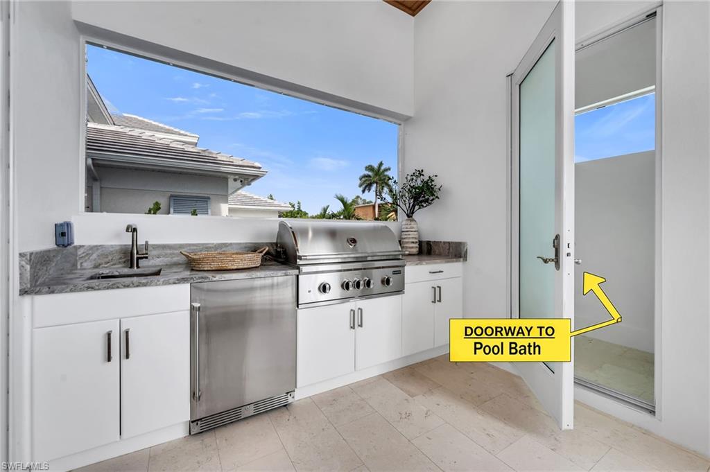Outdoor Kitchen & Pool Bath