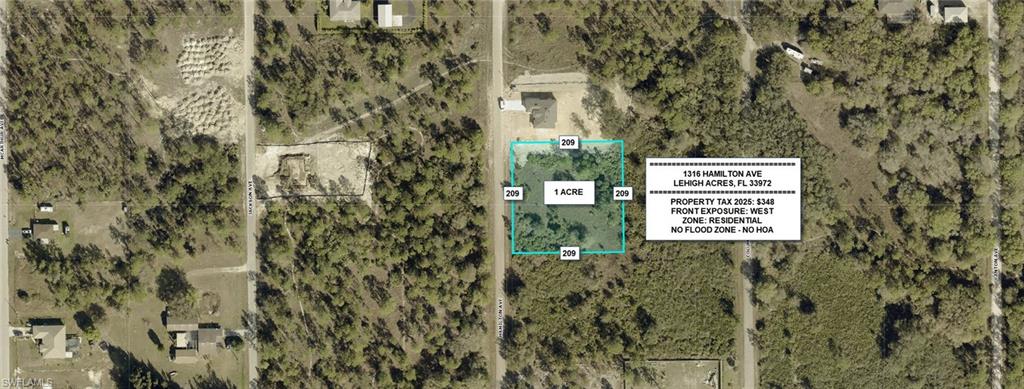 Map / location featuring property parcel outlined