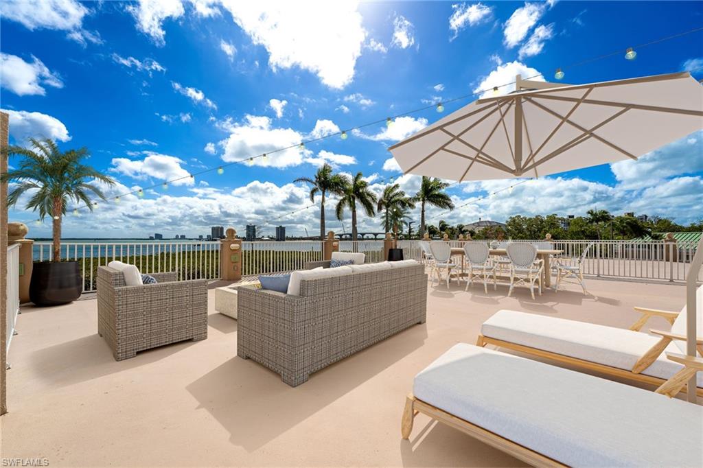 View of Private 2000 sq ft patio / terrace