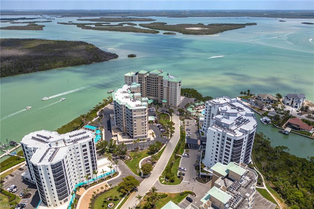 Drone / aerial view the Bay and Gulf