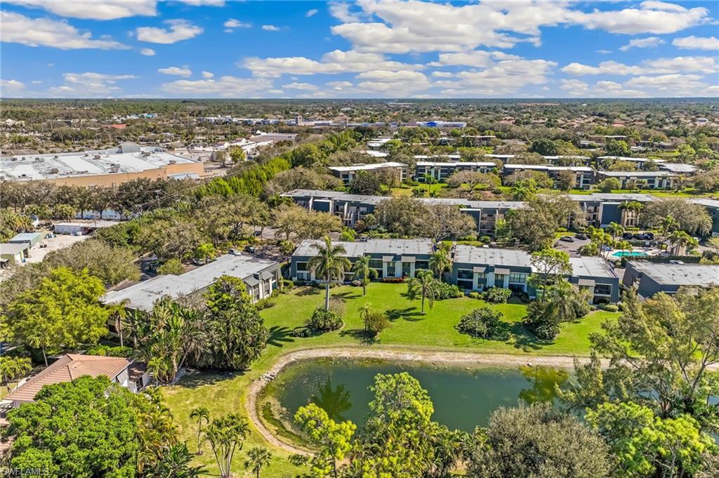 Aerial view of complex