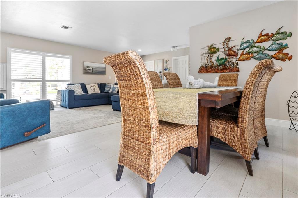 View of dining space