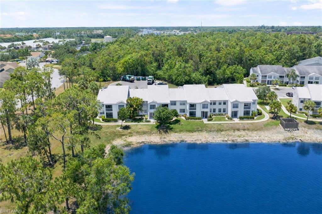 Bird's eye view of a large body of water