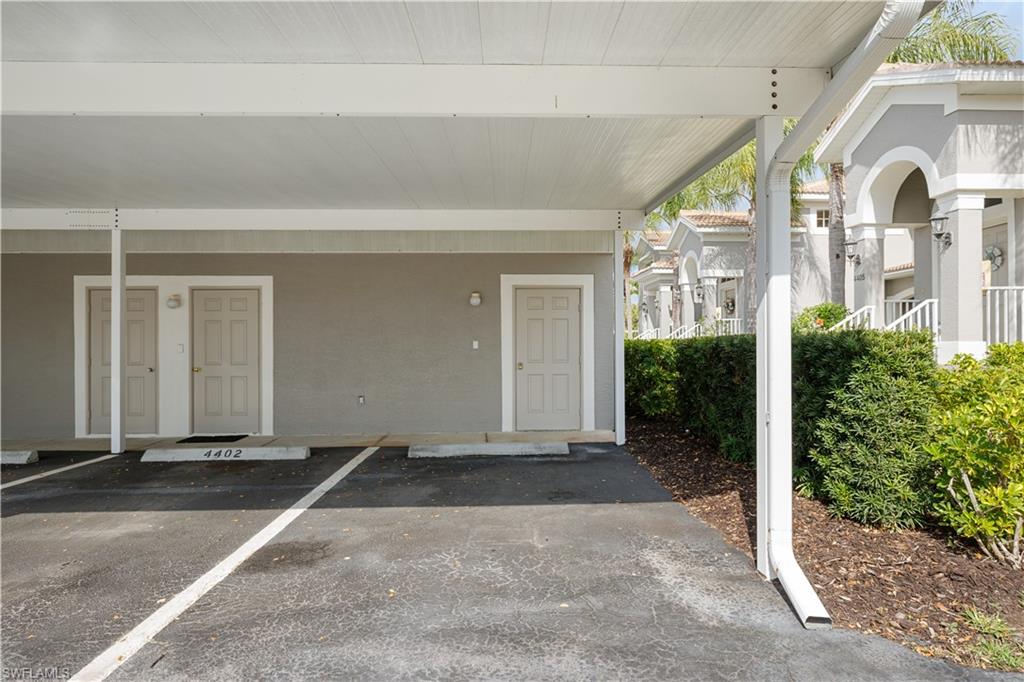Covered parking and storage locker