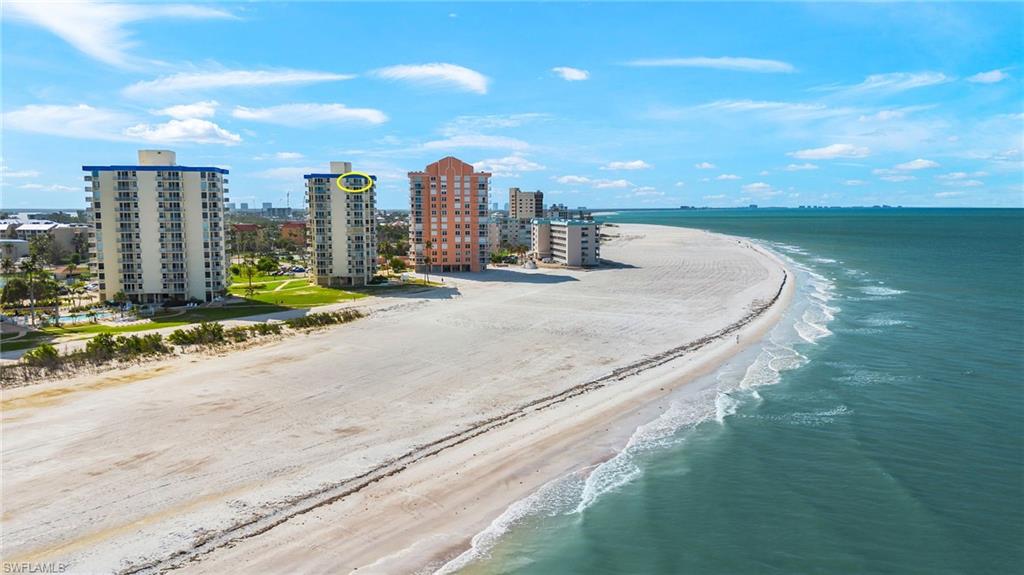 Water view with local beach