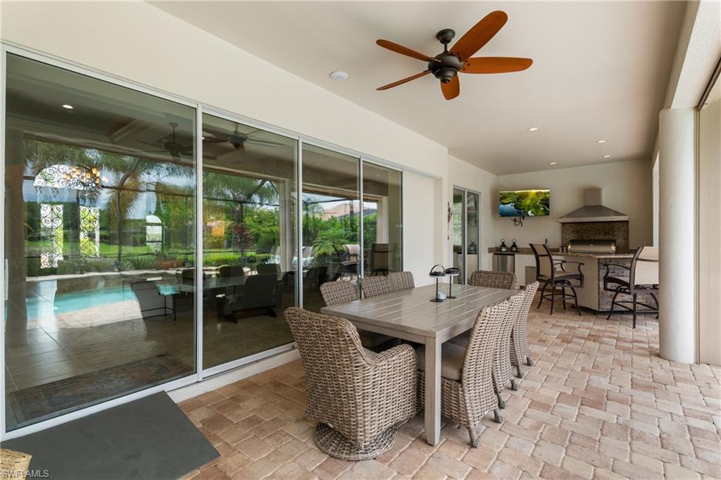 Covered outdoor dining