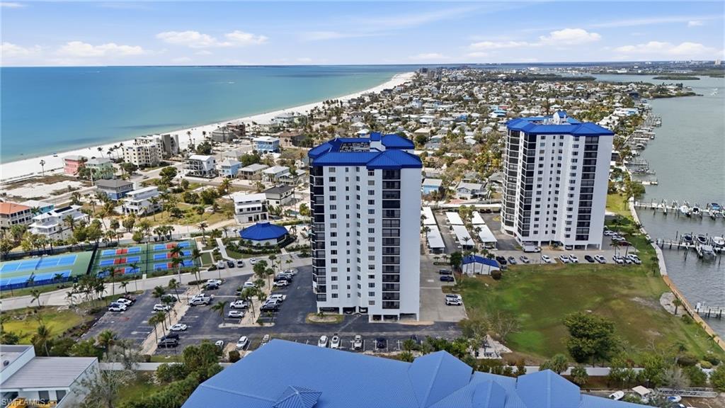 Bird's eye view of expansive coastline - Virtually Edited Image