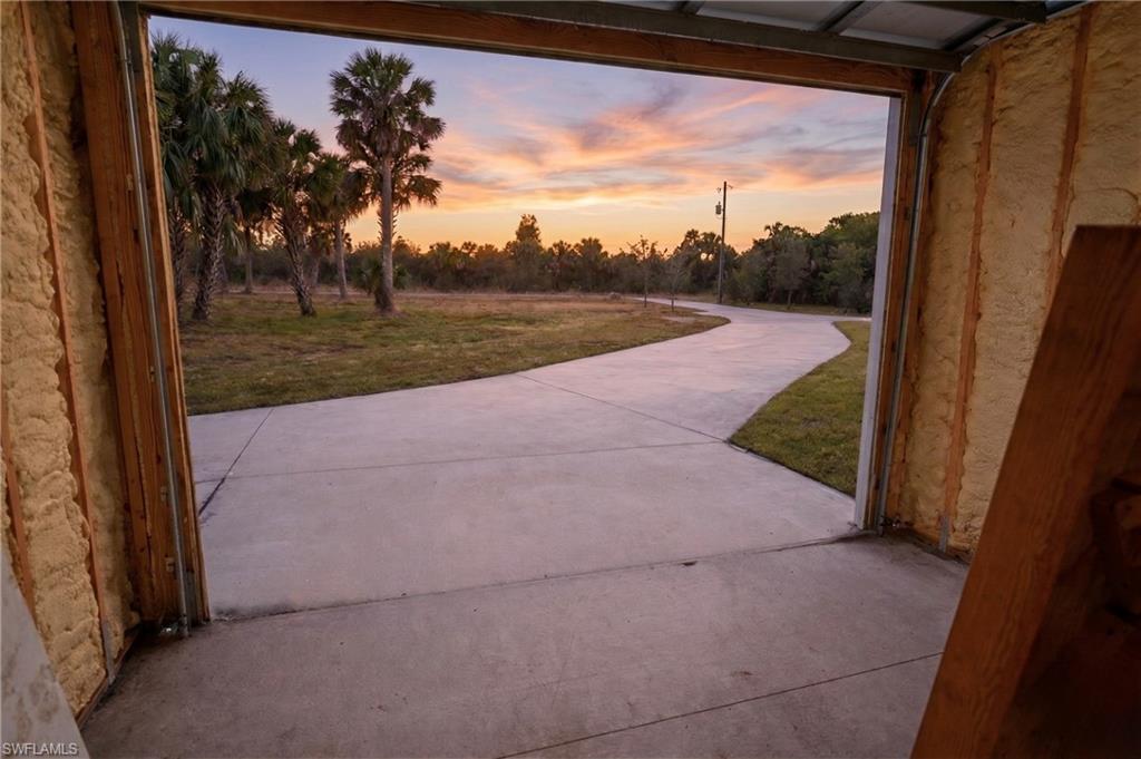 12 x 24 garage with spray foam insulation and electronic garage door opener