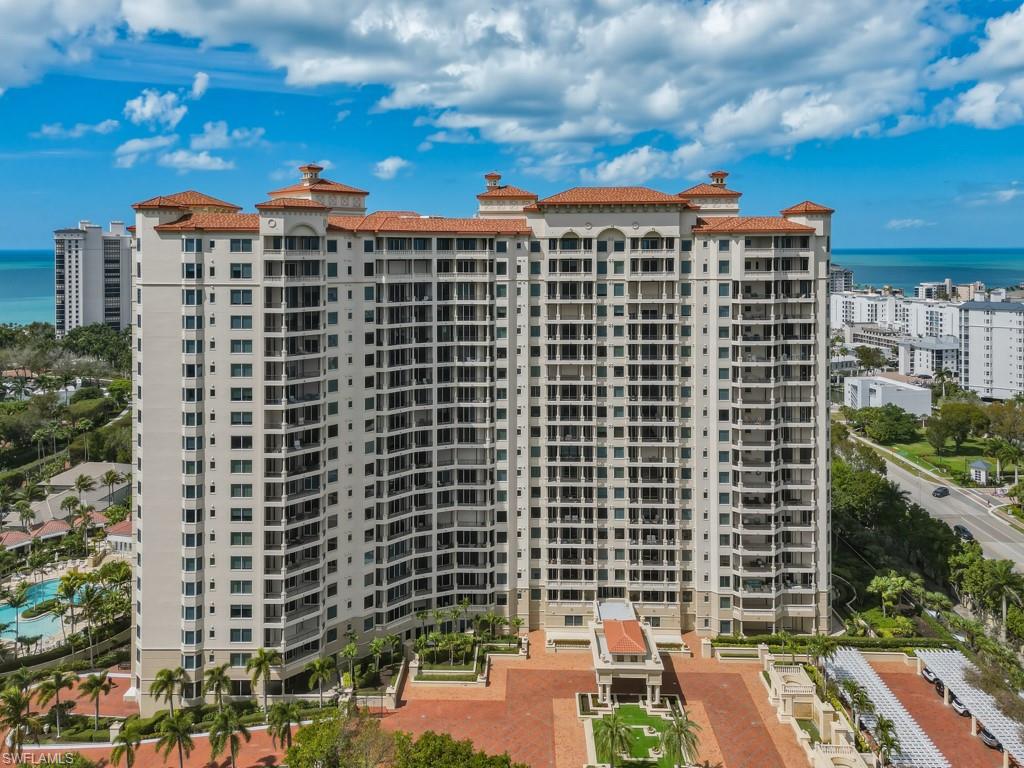 View of building complex with a water view