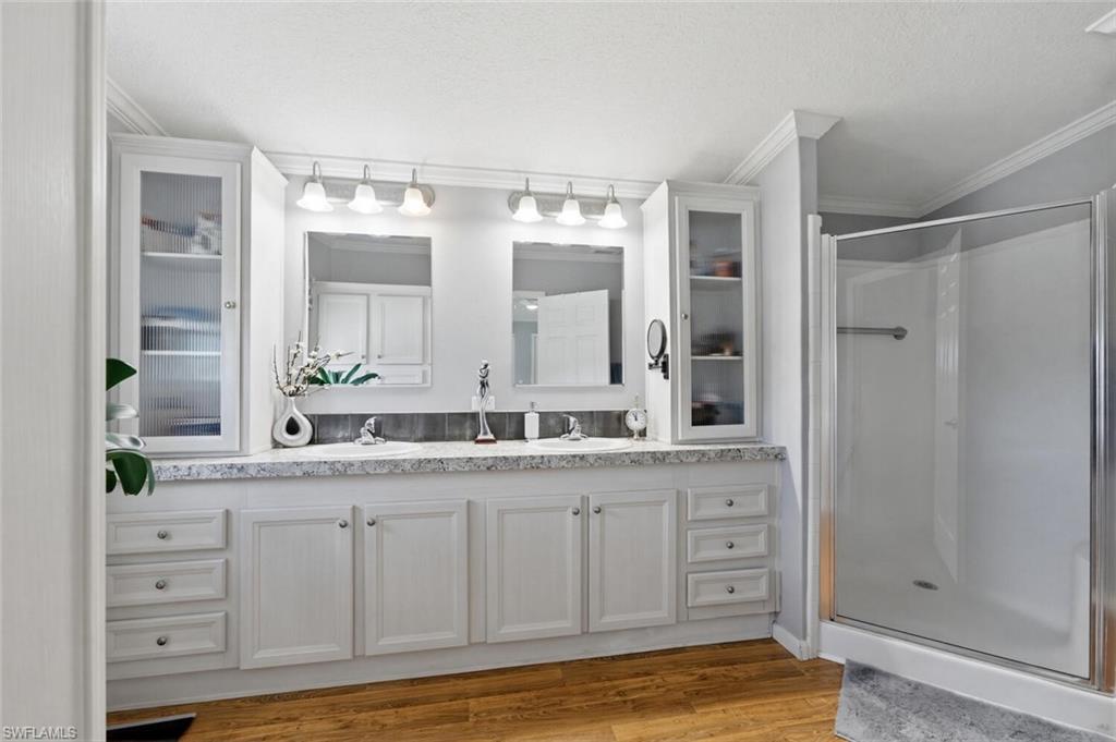 Spacious Main Bath with dual sinks