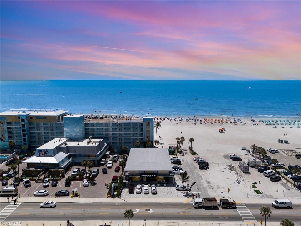 Water view featuring local beach