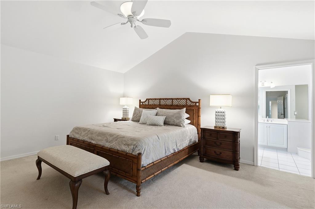 Primary Bedroom leading to Primary Bathroom and lanai