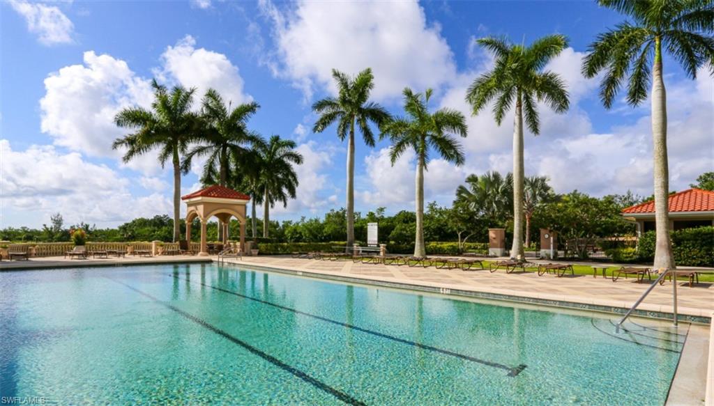 Pool featuring a patio area