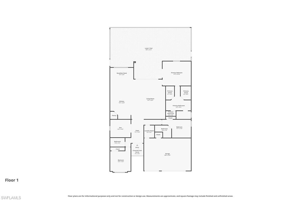 View of floor plan / room layout