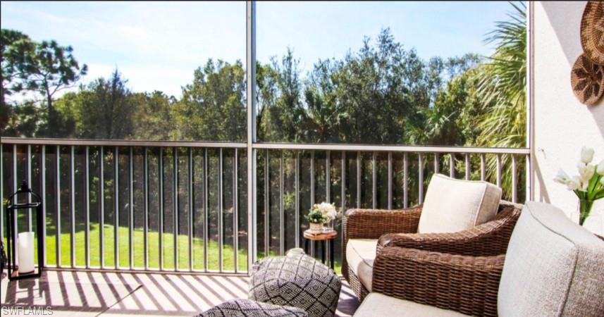 Balcony with a sunroom