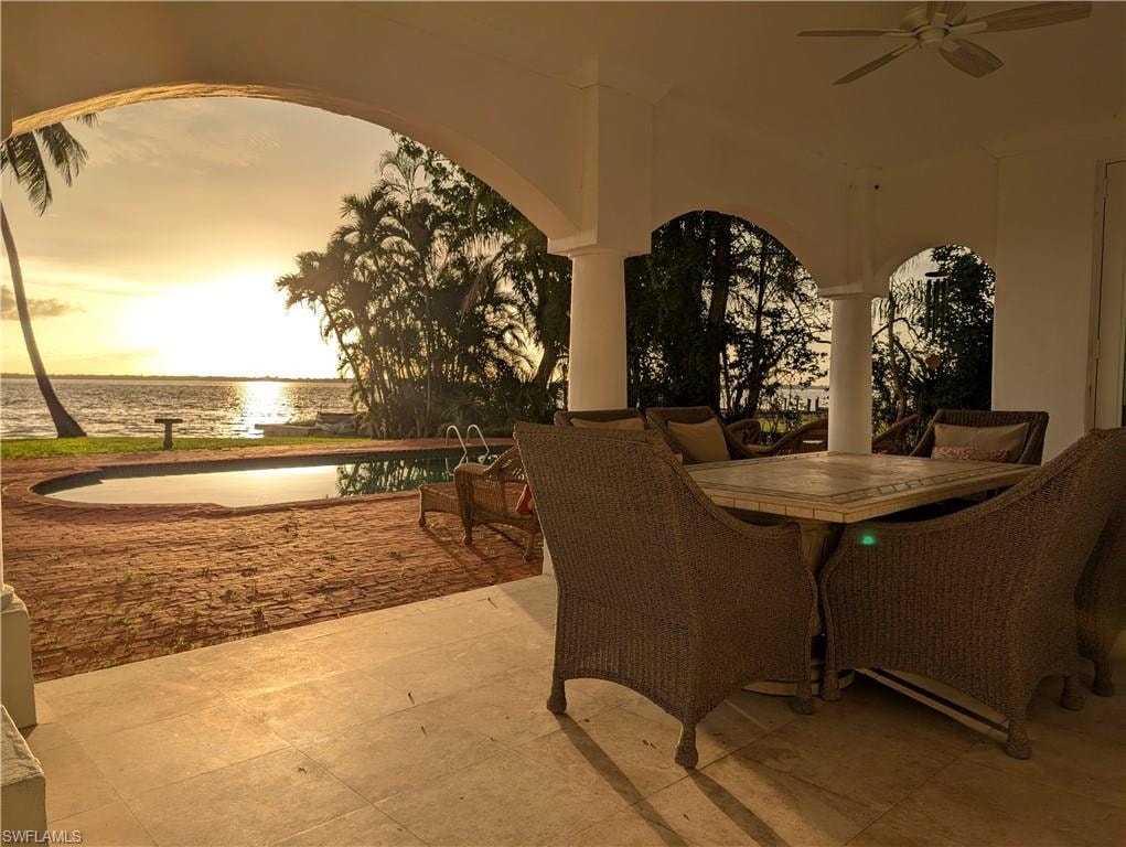Sunset from Patio