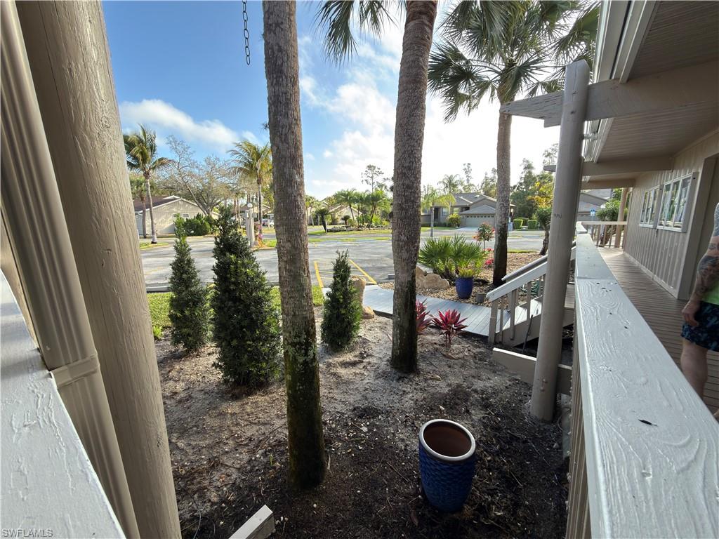 View of yard featuring a residential view