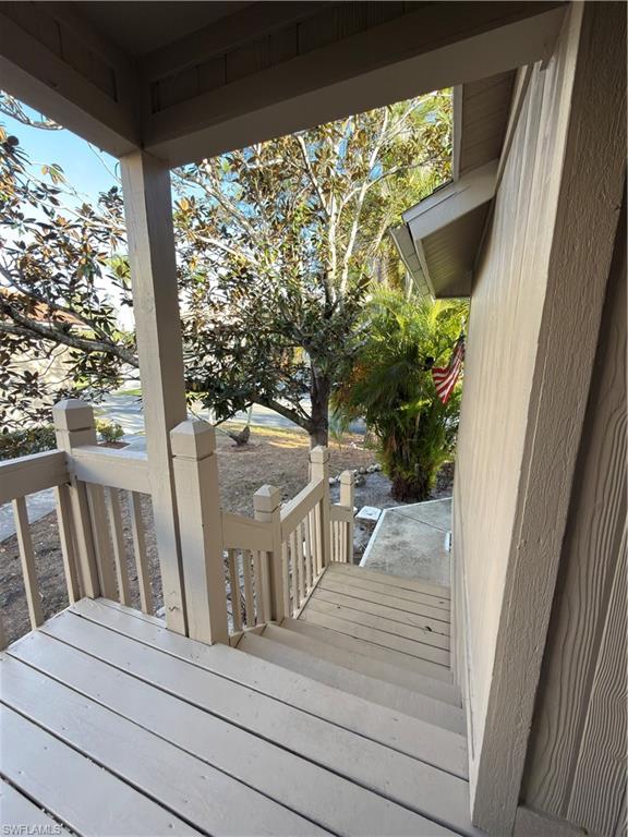 View of deck
