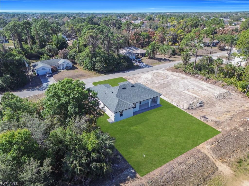 View from above of property