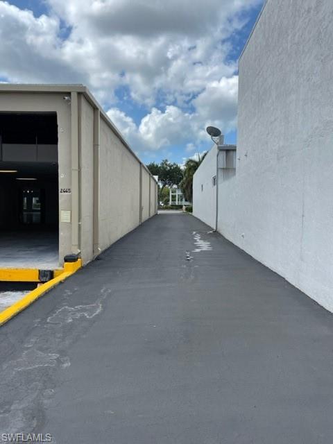 View of asphalt road