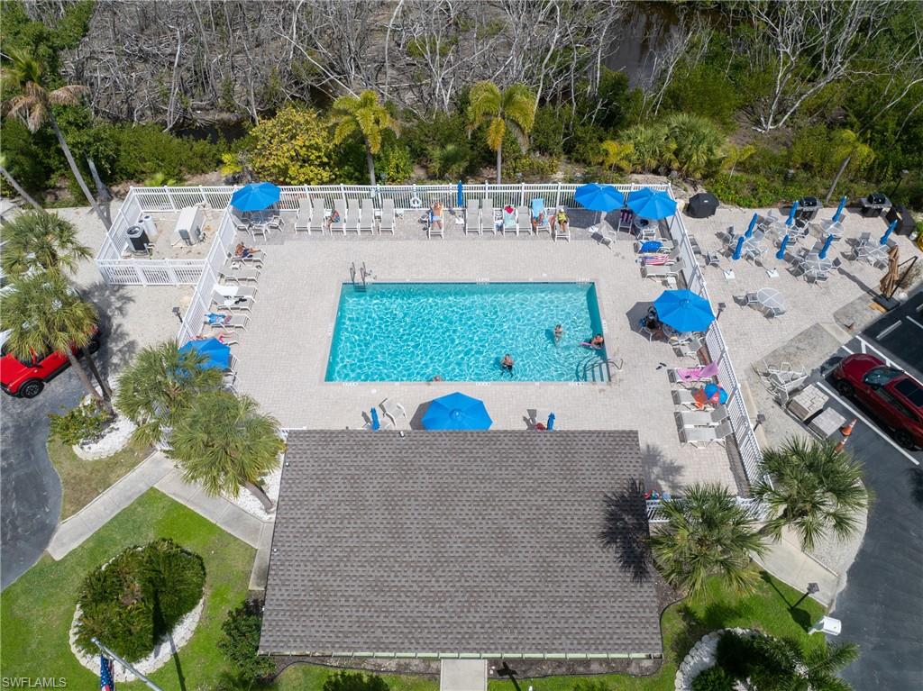 Aerial view of Estero Cove pool