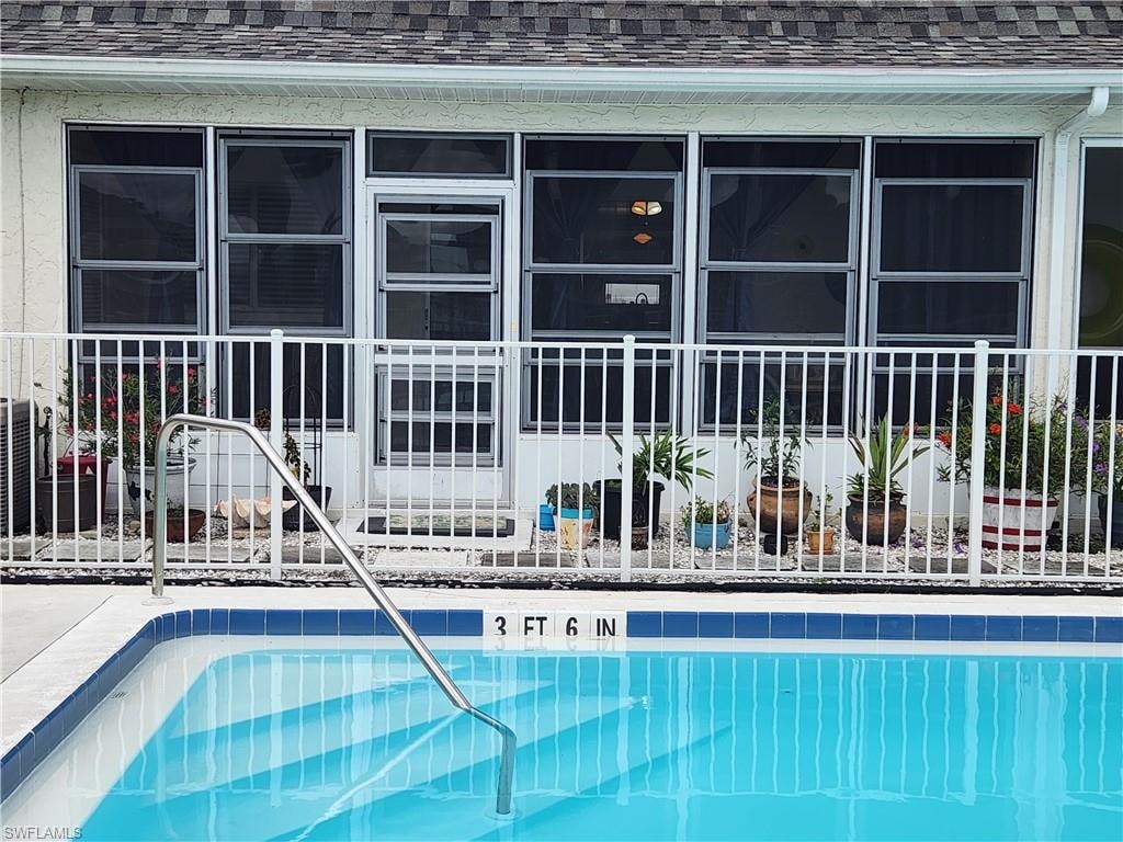 View of pool