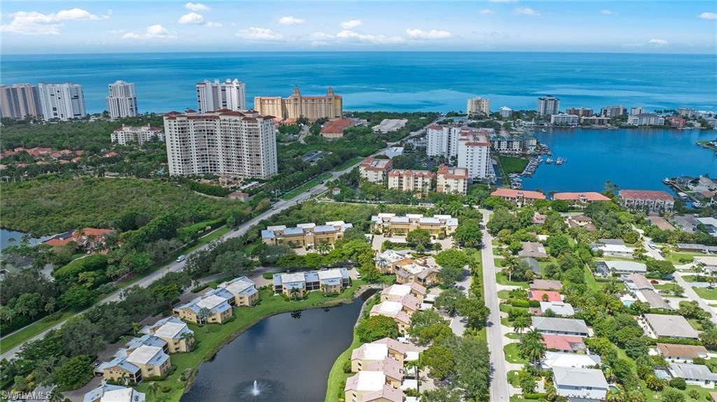 View of urban area featuring a large body of water