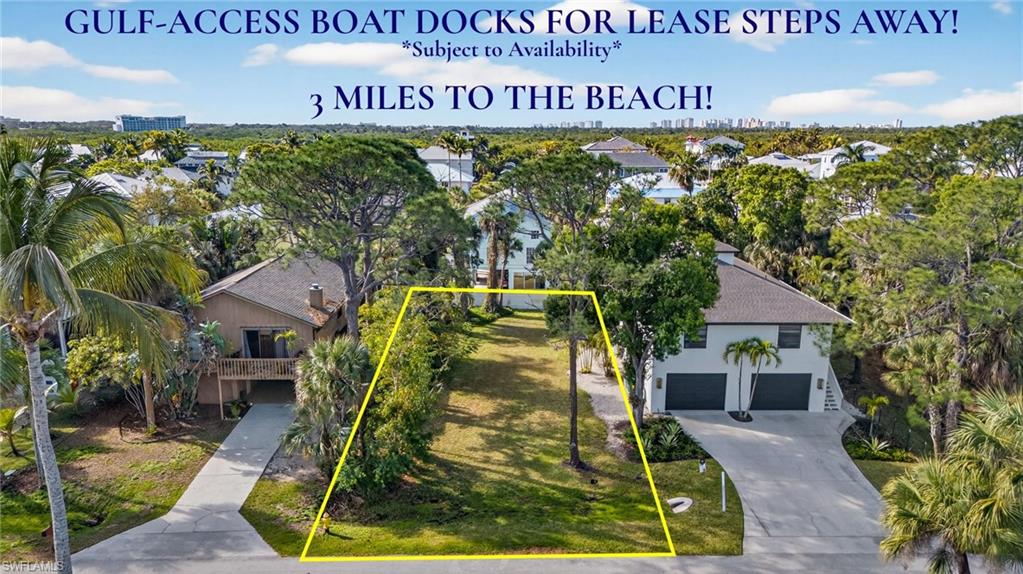 0.13 ACRE, 50' X 116' LOT, PERFECTLY LOCATED IN NORTH NAPLES’ “GULF HARBOR” WITH GULF-ACCESS BOAT SLIPS AVAILABLE STEPS AWAY!