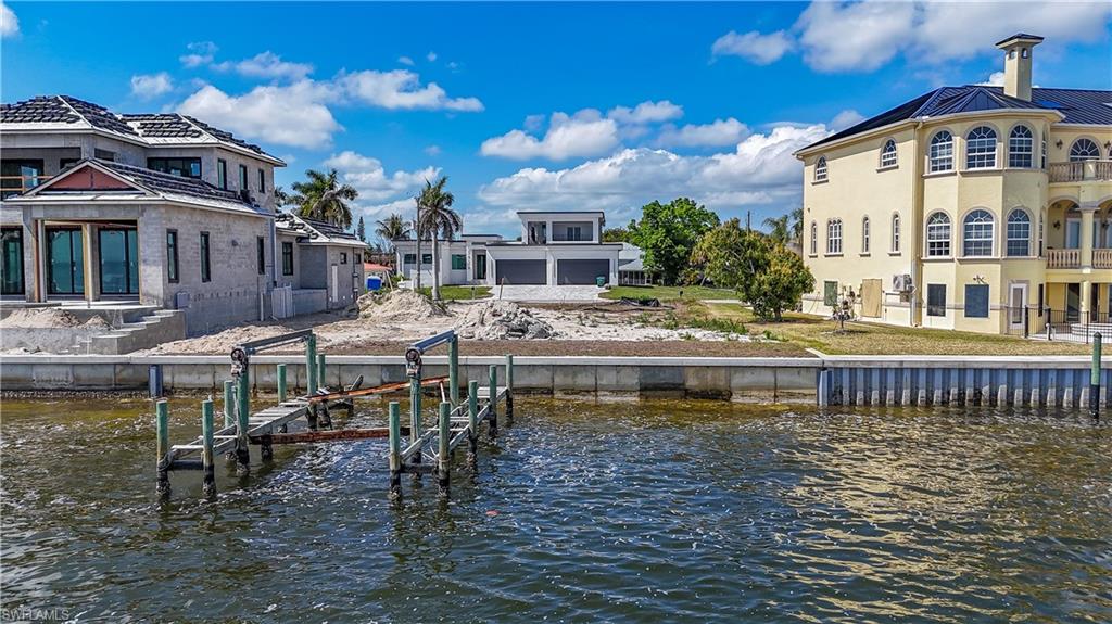 Dock featuring a water view