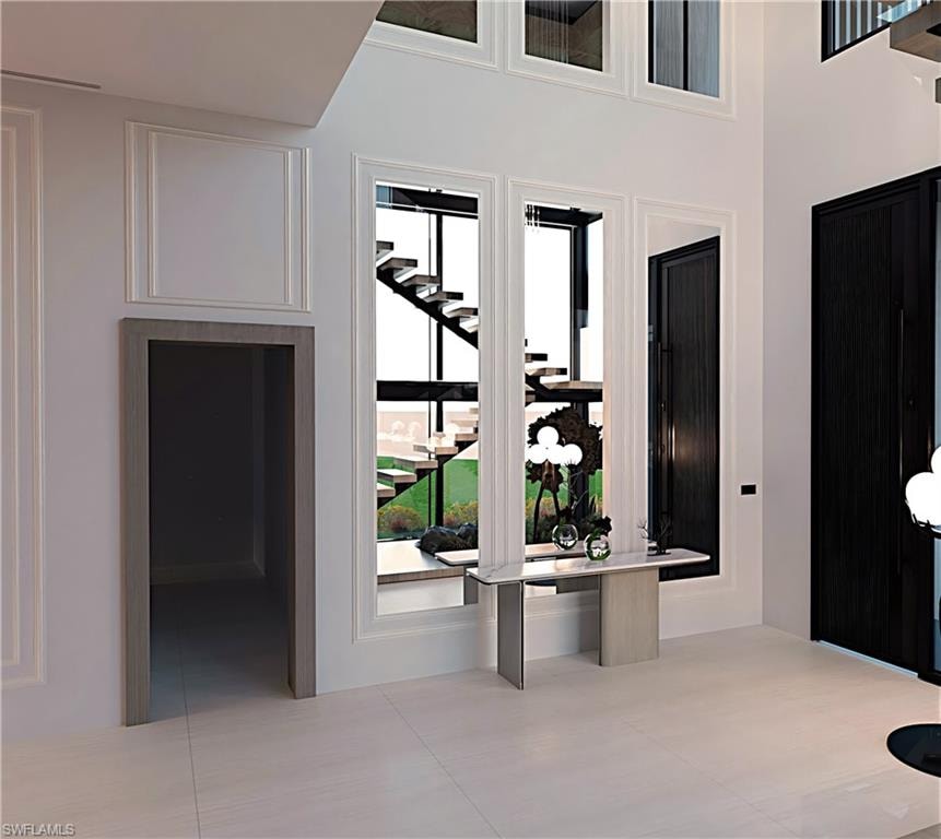 Rendering-Entryway featuring stairs