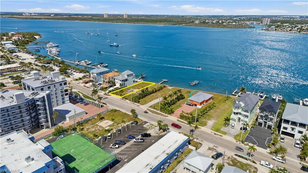 Bird's eye view of a large body of water - Virtually Edited Image