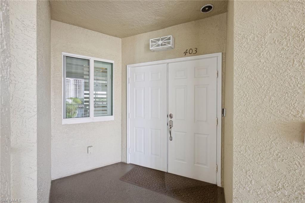 Doorway to property
