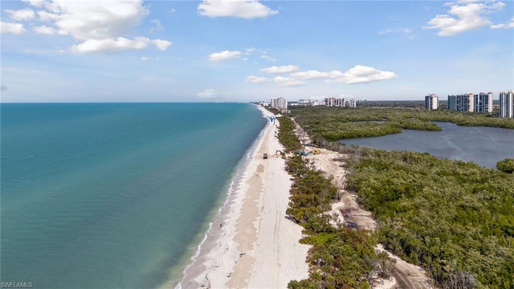 View of Vanderbilt Beach accessible via trolley from Pelican Bay.  Renters do have beach access with the seasonal rental.