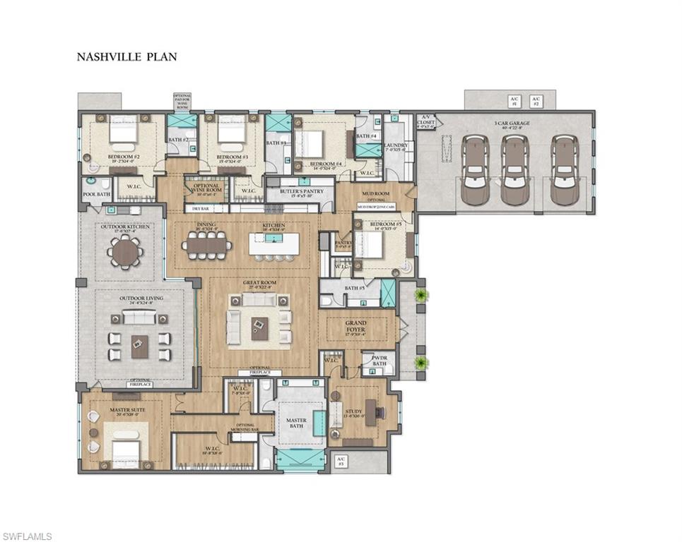 View of floor plan / room layout