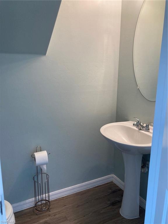 Half Bathroom on the main floor