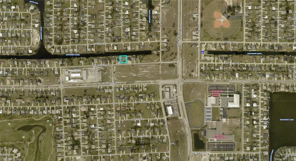 Aerial overview of property's location