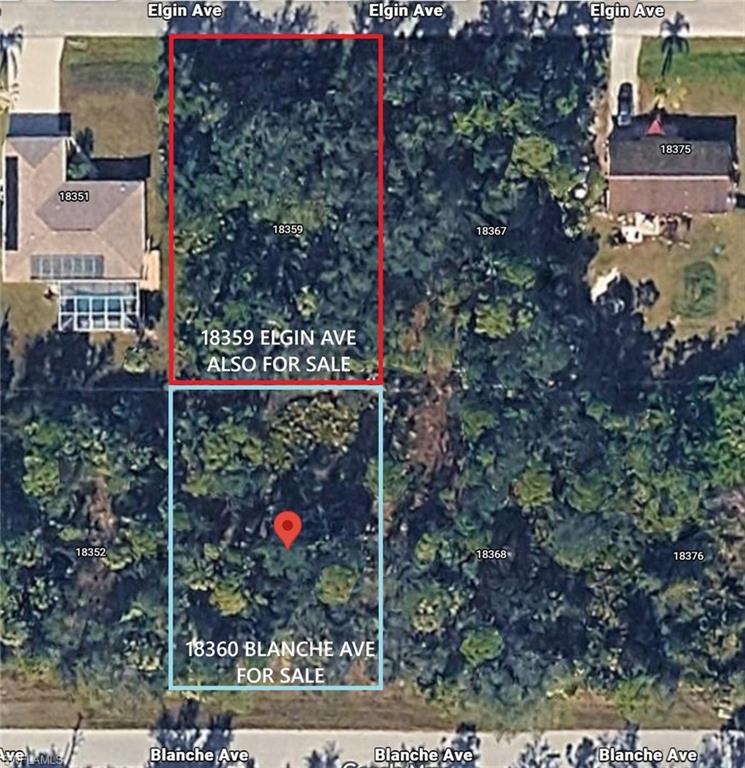 Map / location with property boundaries highlighted