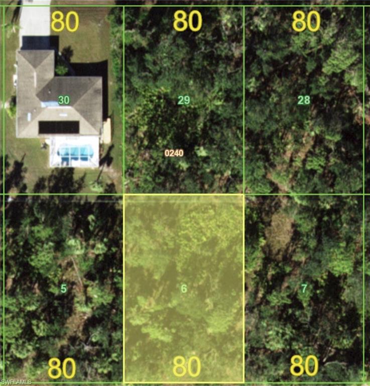 Aerial overview of property's location with property boundaries highlighted