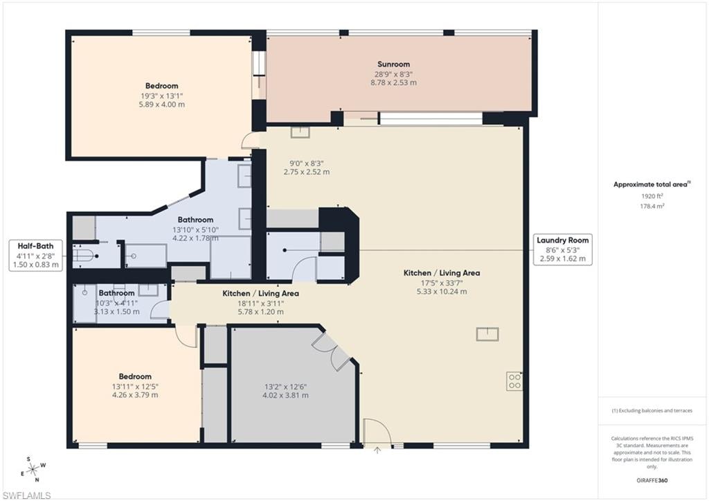 View of floor plan / room layout