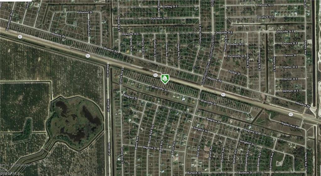 Aerial overview of property's location