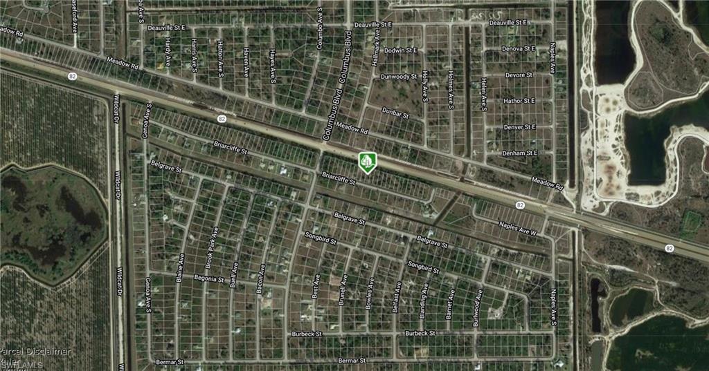 Aerial overview of property's location